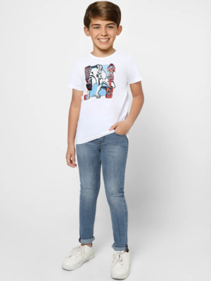 BOYS X MARVEL BLACK SPIDERMAN T-SHIRT