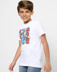 BOYS X MARVEL BLACK SPIDERMAN T-SHIRT