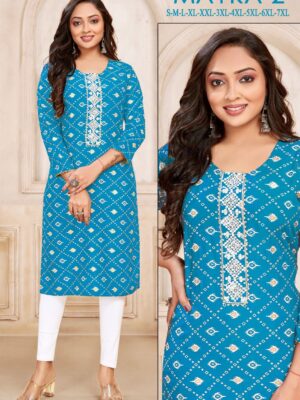 “**Mayra-2 Sangeet Knee Length Kurtis**