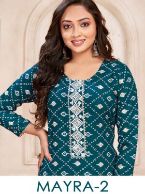 “**Mayra-2 Sangeet Knee Length Kurtis**