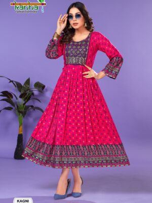 “**Kagni Kanha Anarkali Kurtis**