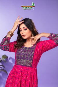 "**Kagni Kanha Anarkali Kurtis**